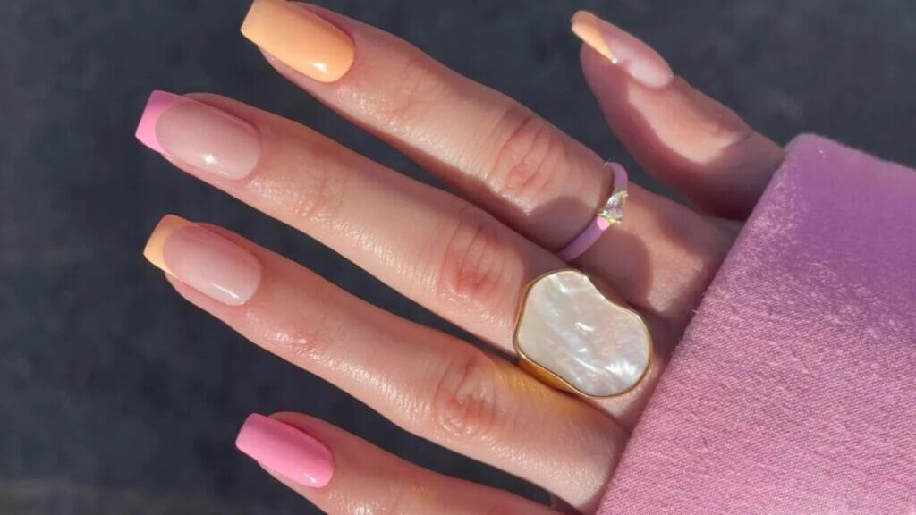 Peach & Pink