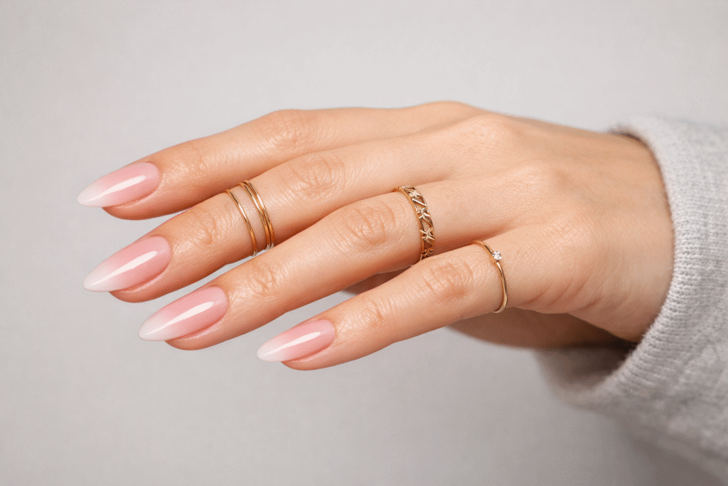 Warm Gray Nail Art Design