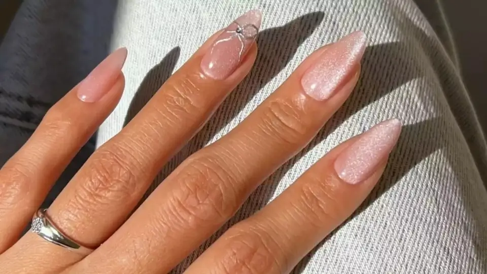 Simple Coquette Nails