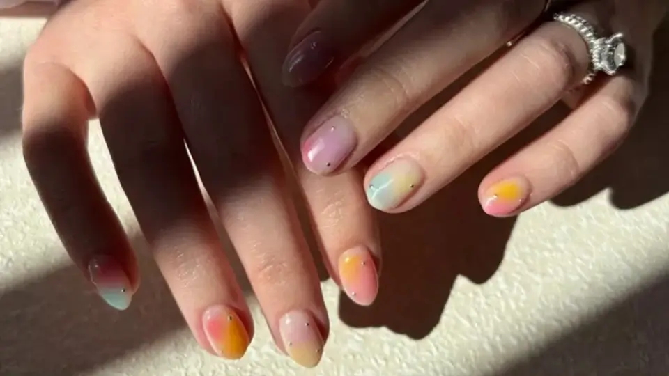 Watercolor Nails