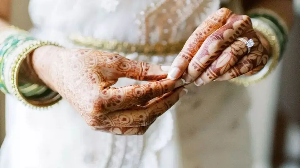 Classic French Bridal Nails