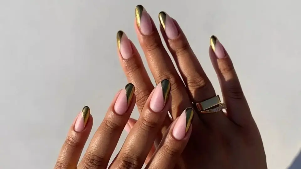 Gold Asymmetrical French