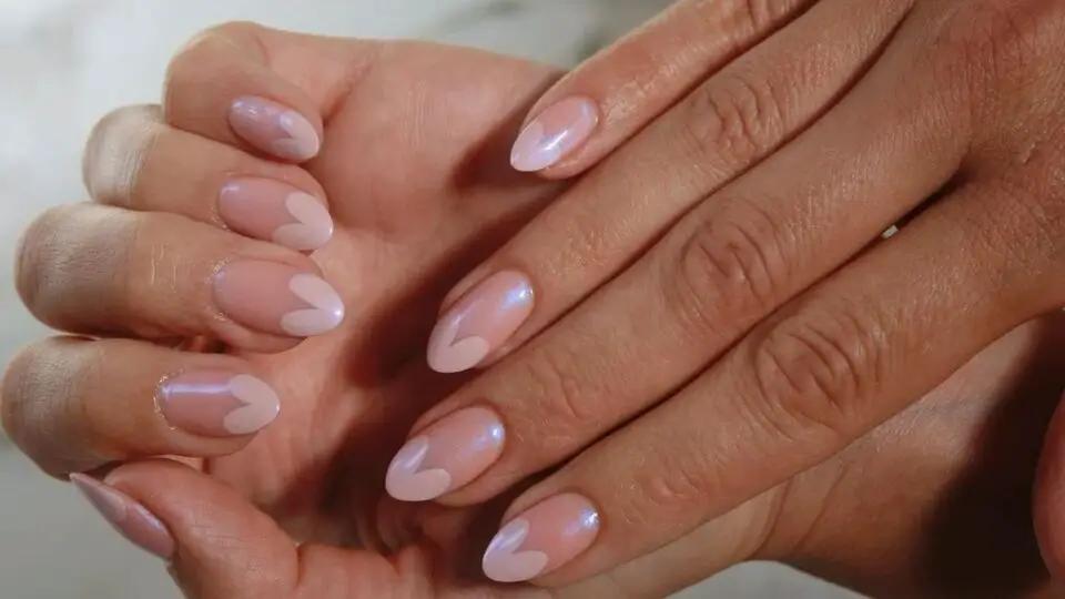 Heart French Tips