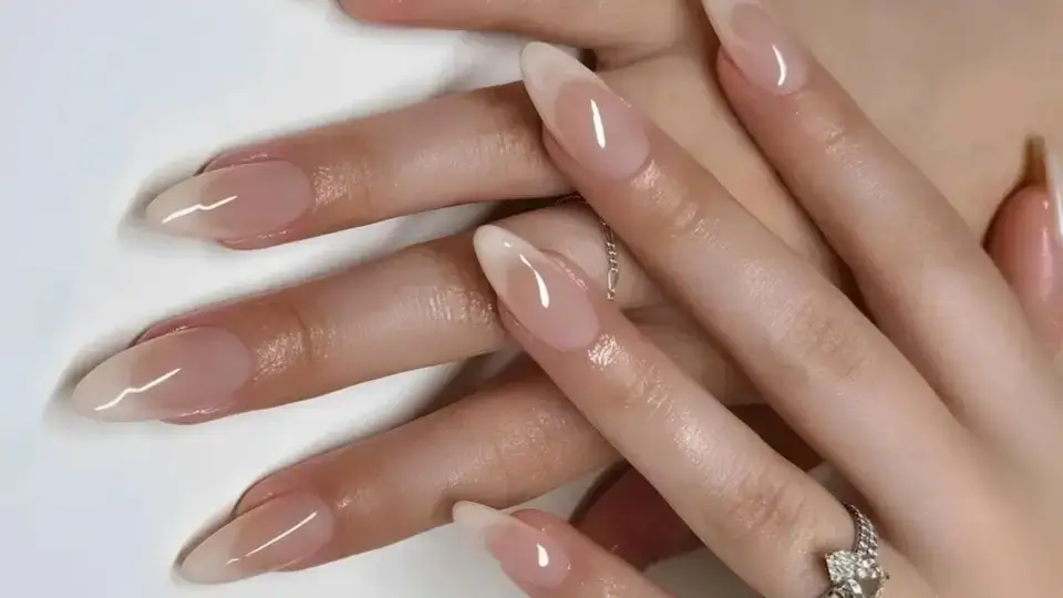 Muted French Mani