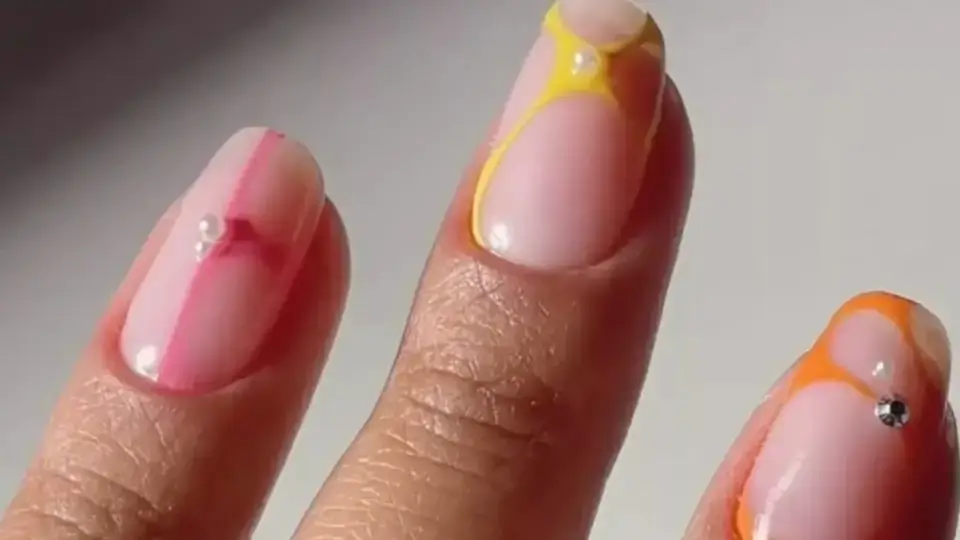 Negative Space Nails