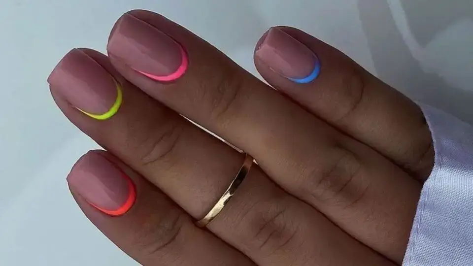 Rainbow Nails