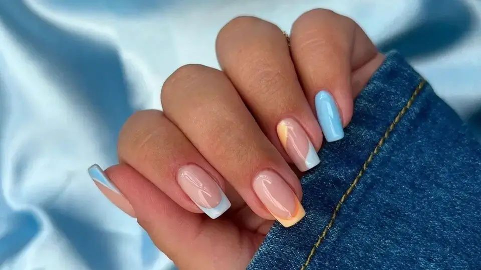 Summer Sky Nails