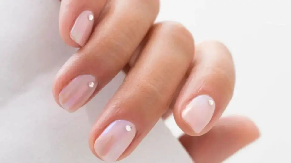Super Sheer Wedding Nails