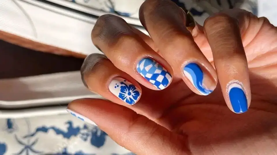 Mismatched Royal Blue