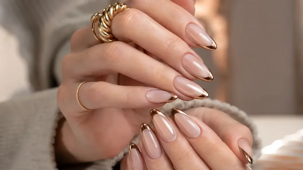 Chrome French Tips