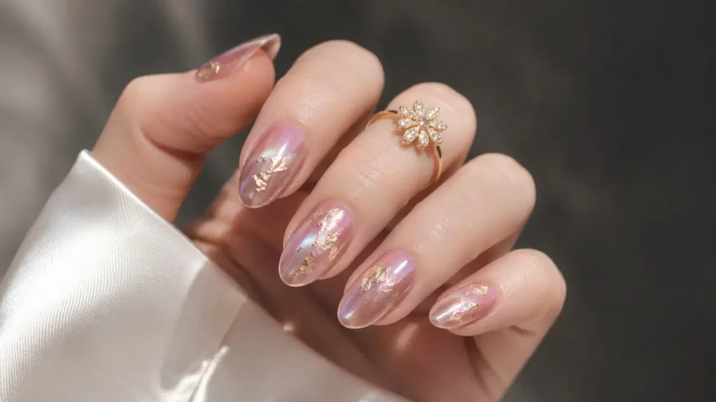 Gilded Rosy Cat Eye