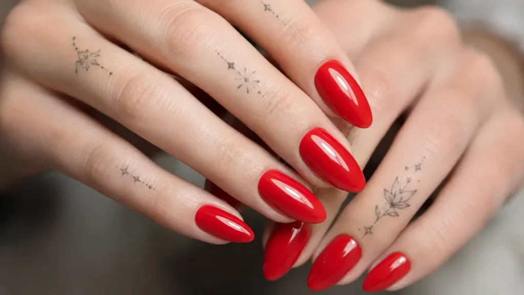 Glazed Cherry Nails