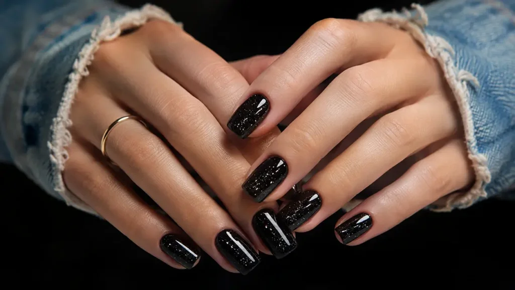 Glittery Black Set
