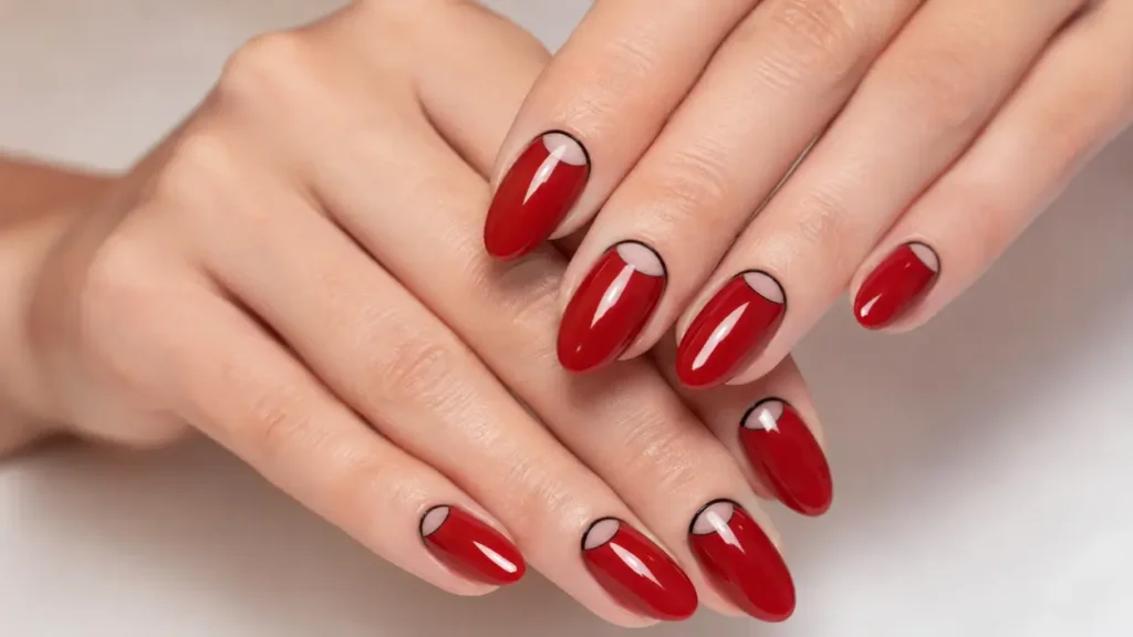 Glossy Red Tips