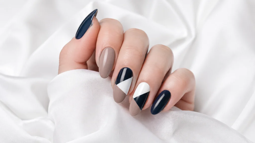 Navy & Brown