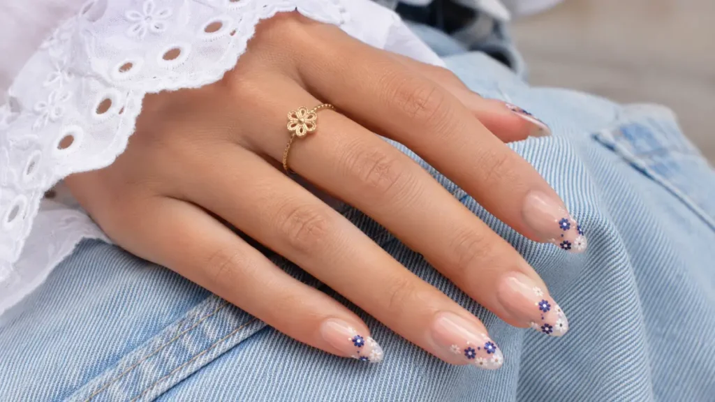 Navy Flowers