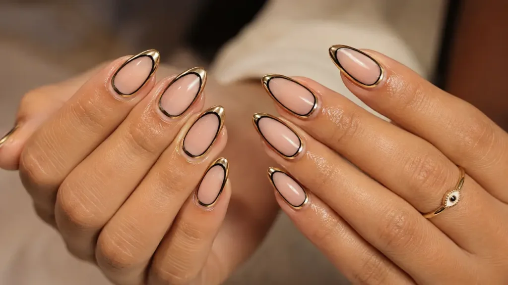 Negative Space French Tips