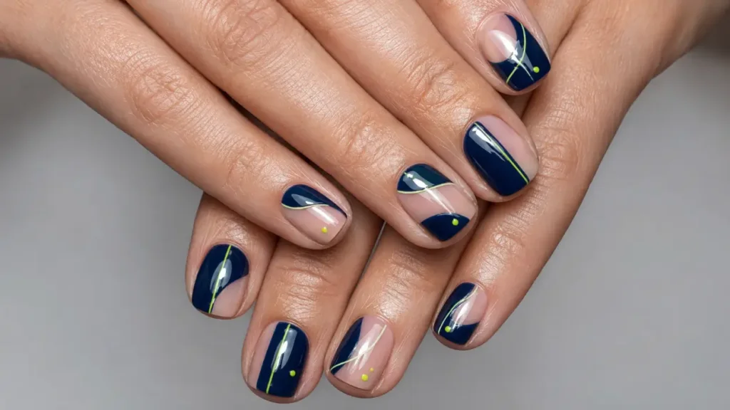 Neon and Navy