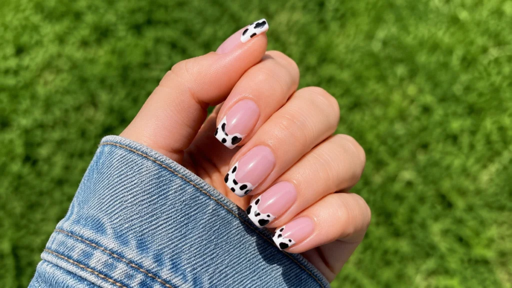 Pink Cow Print