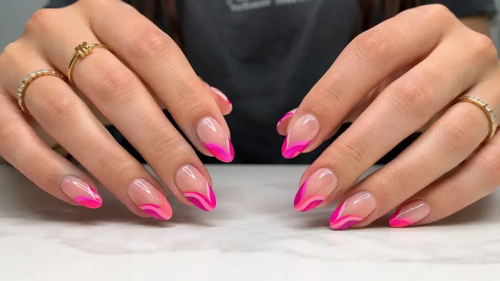 Pink and Pastel Swirls
