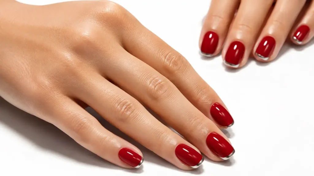 Silver French Tips