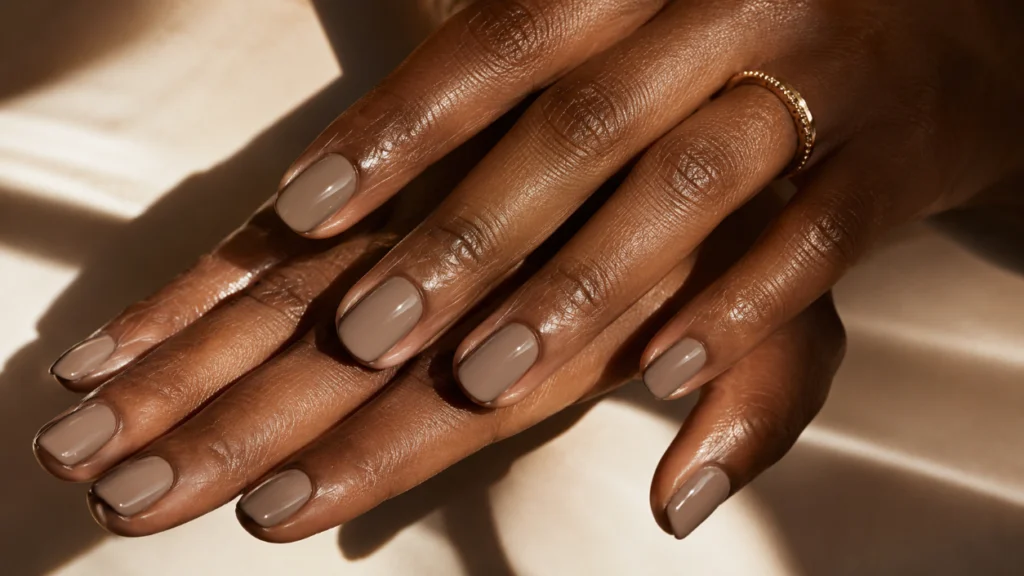 Simple Autumn Manicure