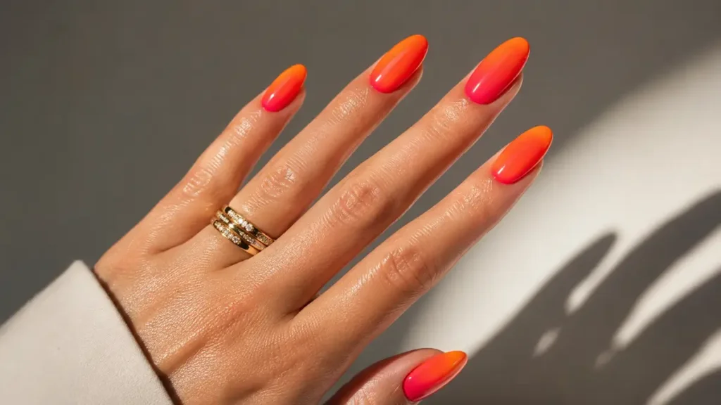 Sunset Ombré Nails
