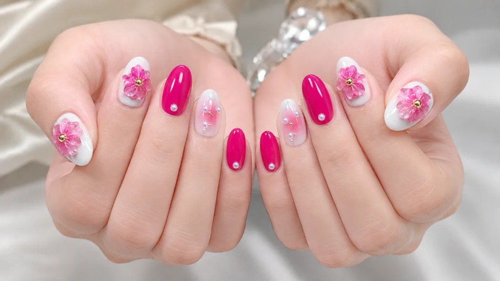 Tropical Pink Flowers