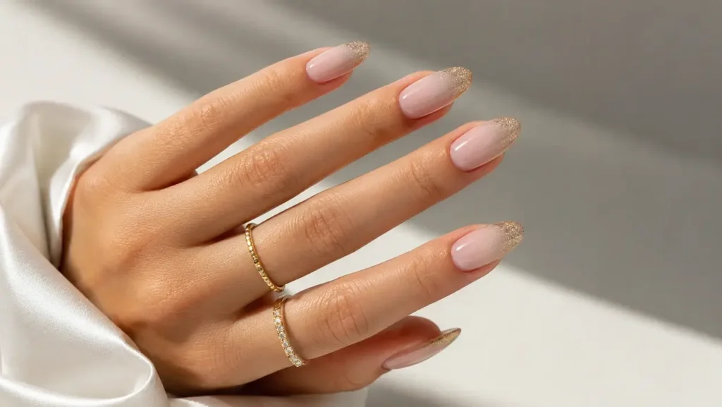 Butter Yellow Studded Nails