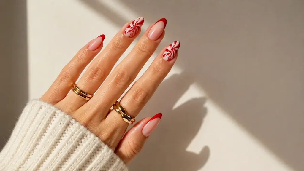 Candy Swirled Nails
