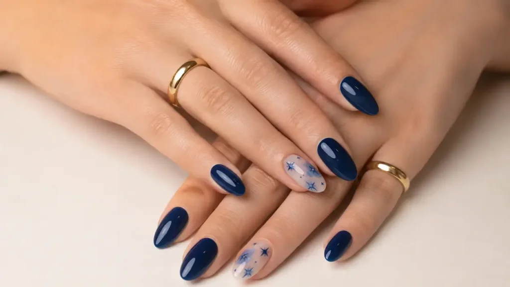 Dark Blue Summer with Stars