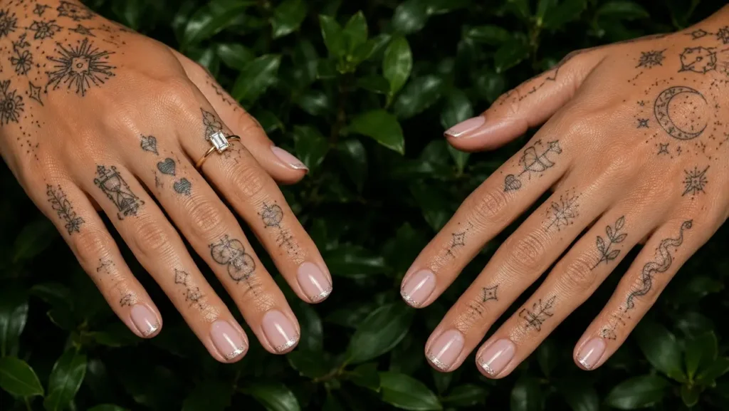 Glitter French Tips