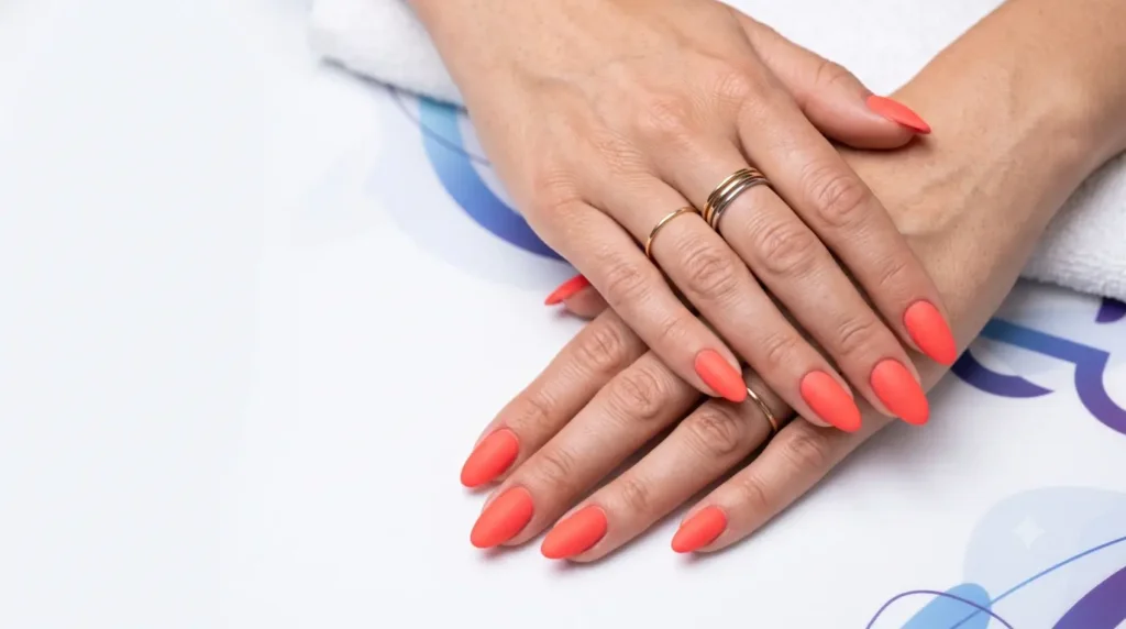 Matte Red Mani