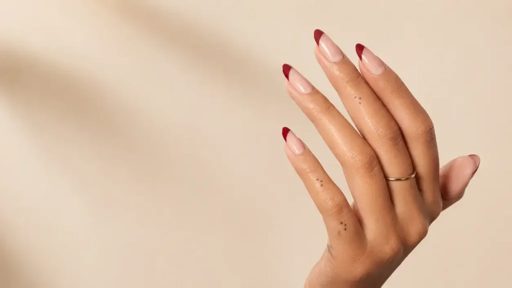 Red French Tips