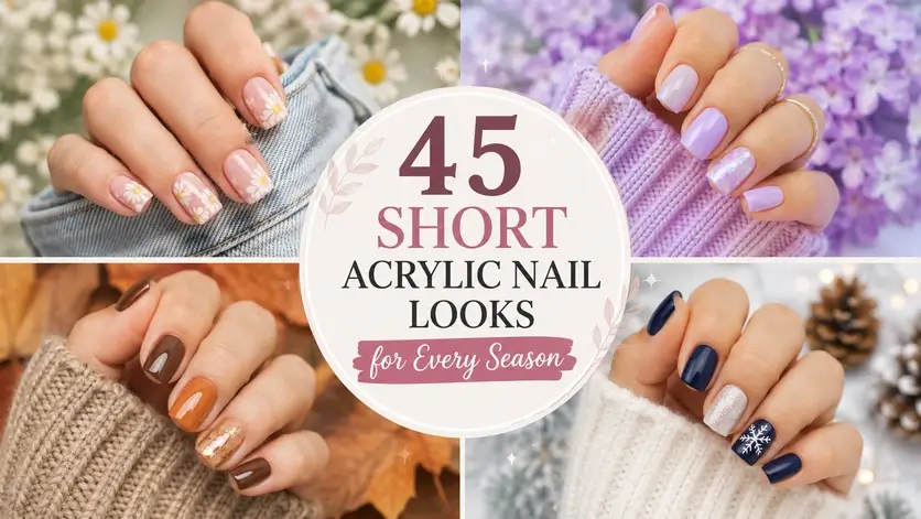 Short Acrylic Nail